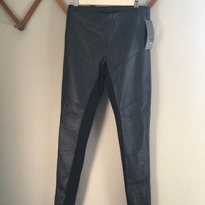 Women’s Faux Leather Black Skinny Pants